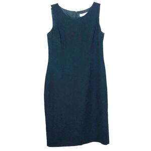 Jones New York Black Sleeveless Cocktail Office Dress "Little Black Dress"
